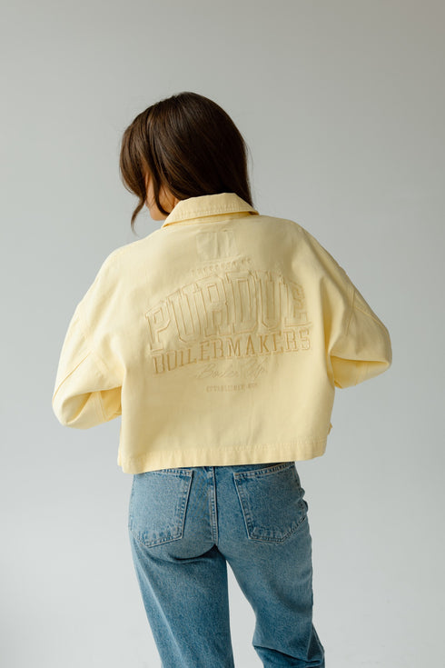 Purdue Sanders Embroidery Canvas Twill Jacket